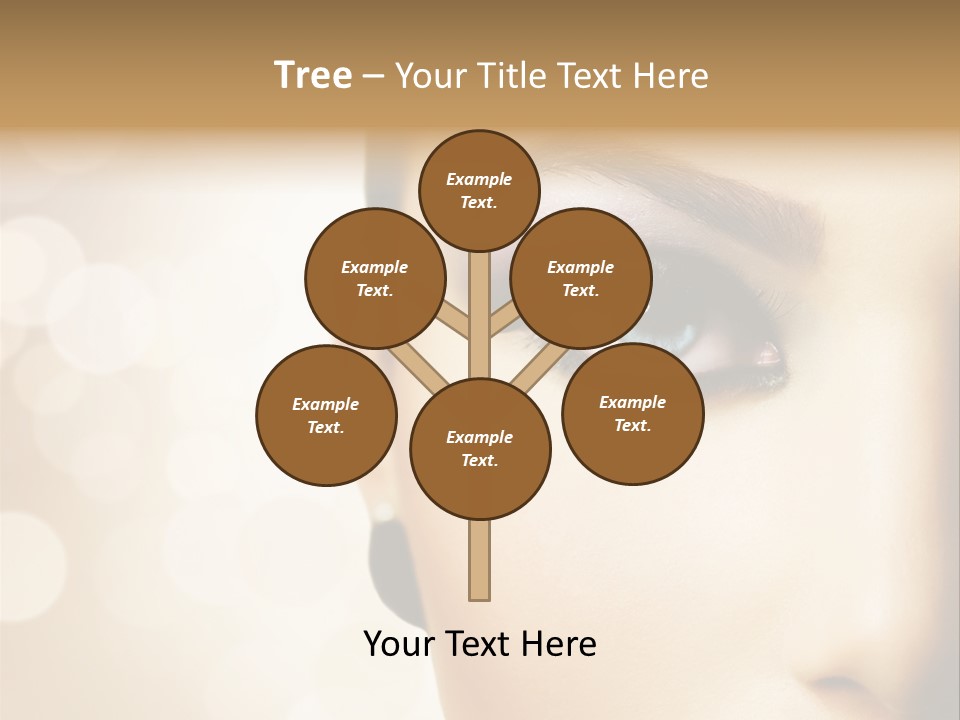 Female Black Fresh PowerPoint Template