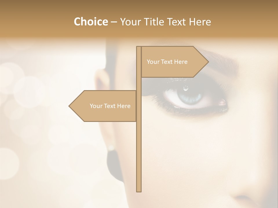 Female Black Fresh PowerPoint Template