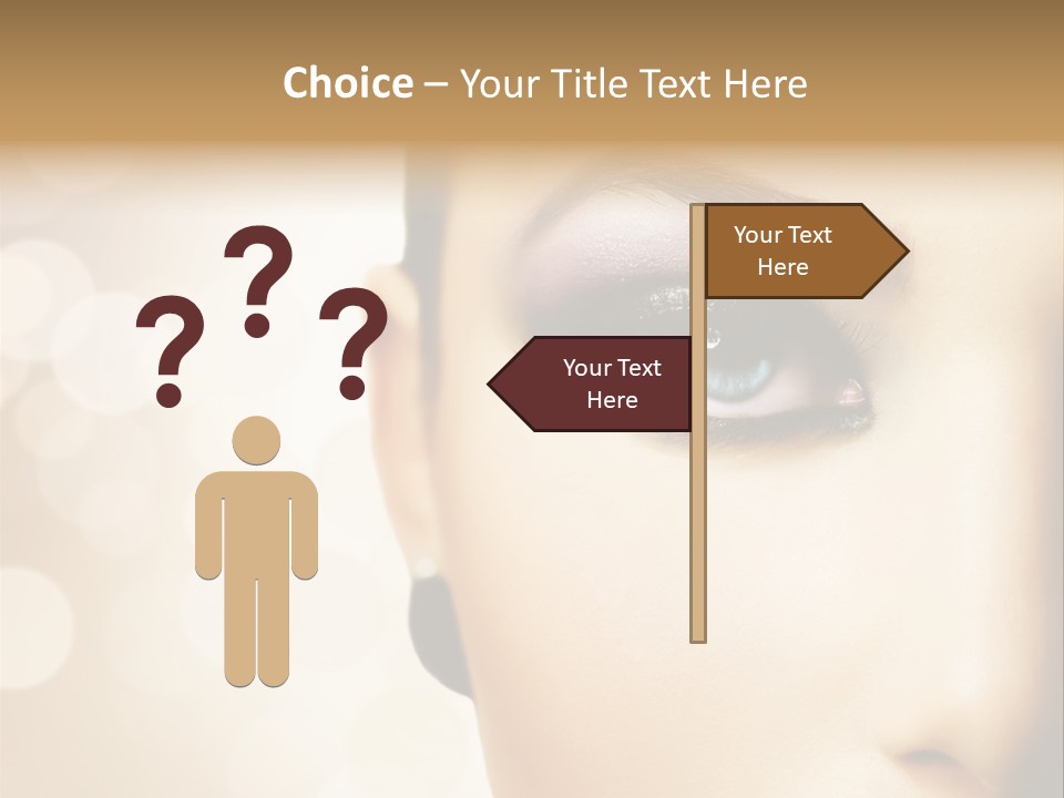 Female Black Fresh PowerPoint Template