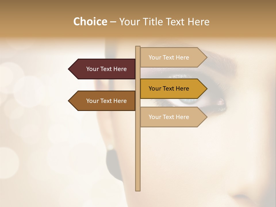 Female Black Fresh PowerPoint Template