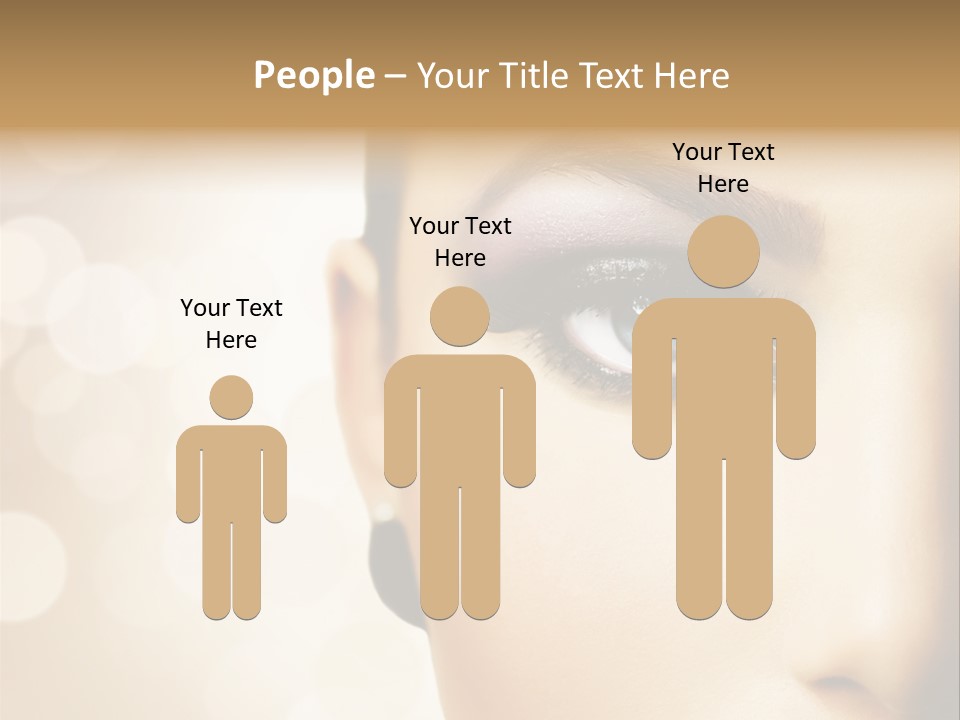 Female Black Fresh PowerPoint Template