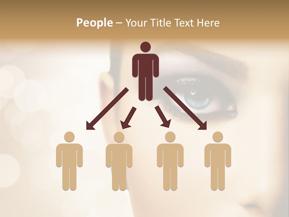 Female Black Fresh PowerPoint Template