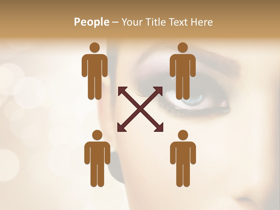 Female Black Fresh PowerPoint Template