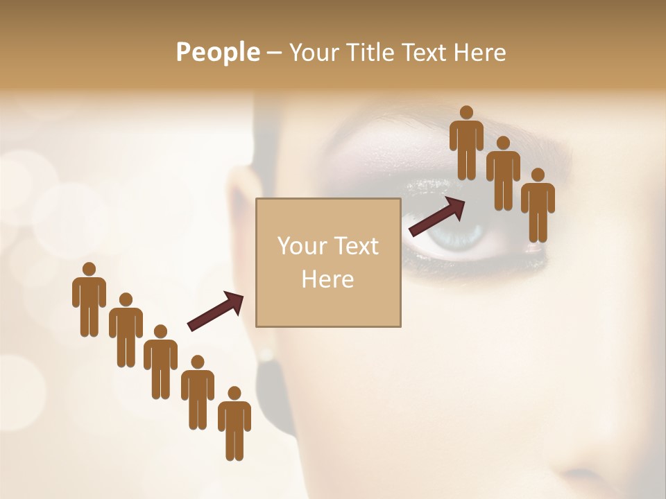 Female Black Fresh PowerPoint Template