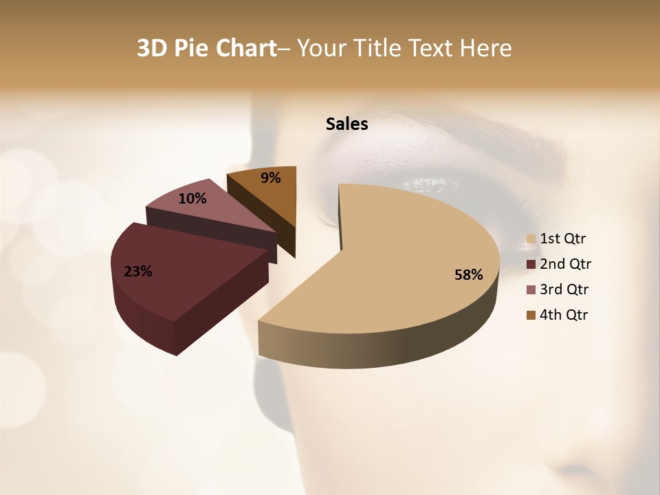 Female Black Fresh PowerPoint Template