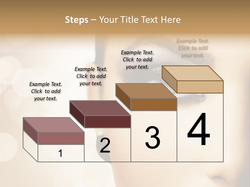Female Black Fresh PowerPoint Template