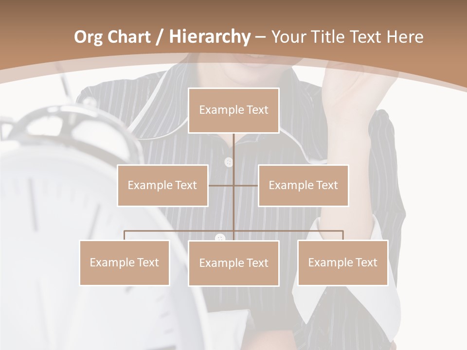 Work Cheerful Lady PowerPoint Template