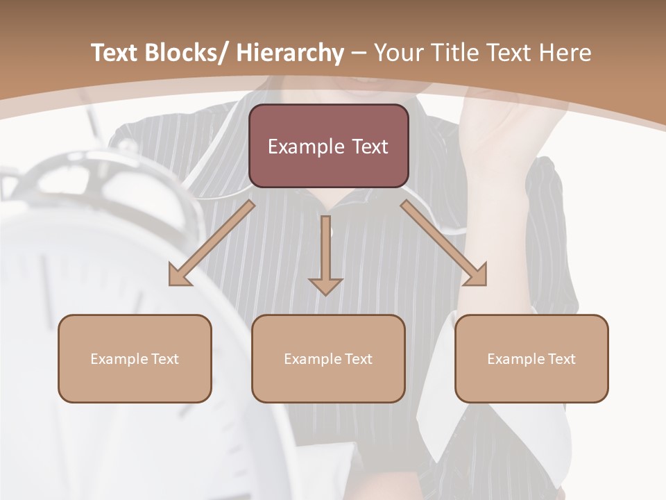 Work Cheerful Lady PowerPoint Template