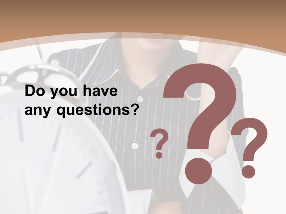 Work Cheerful Lady PowerPoint Template