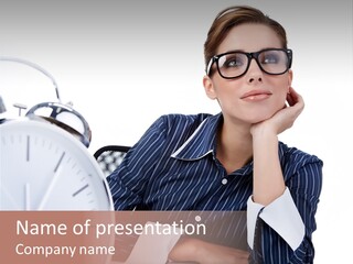 Schedule Professional Person PowerPoint Template