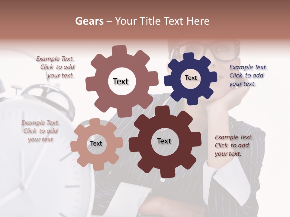 Schedule Professional Person PowerPoint Template