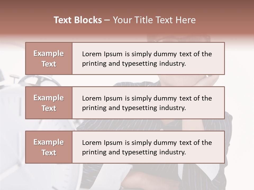 Schedule Professional Person PowerPoint Template