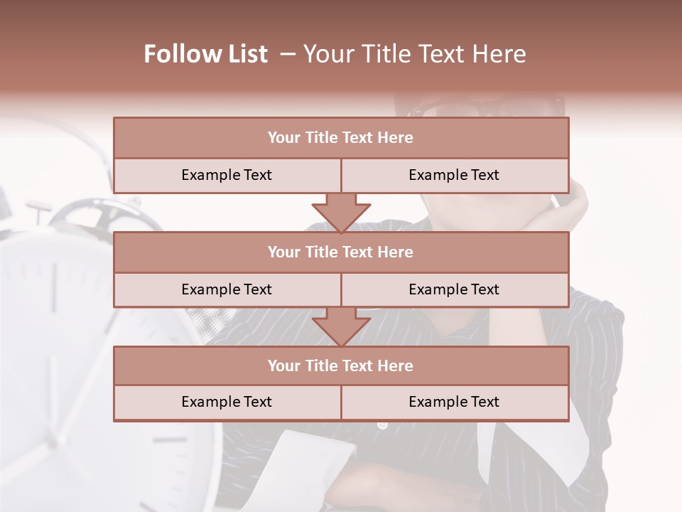 Schedule Professional Person PowerPoint Template