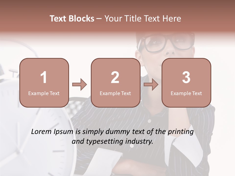 Schedule Professional Person PowerPoint Template