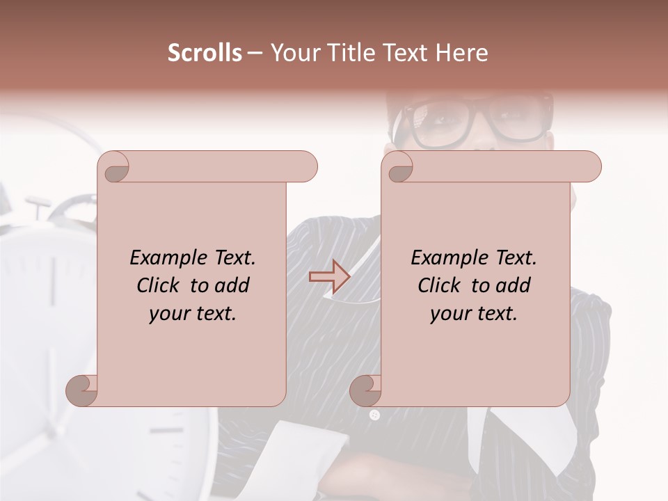 Schedule Professional Person PowerPoint Template