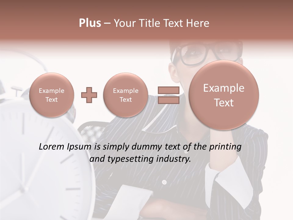 Schedule Professional Person PowerPoint Template