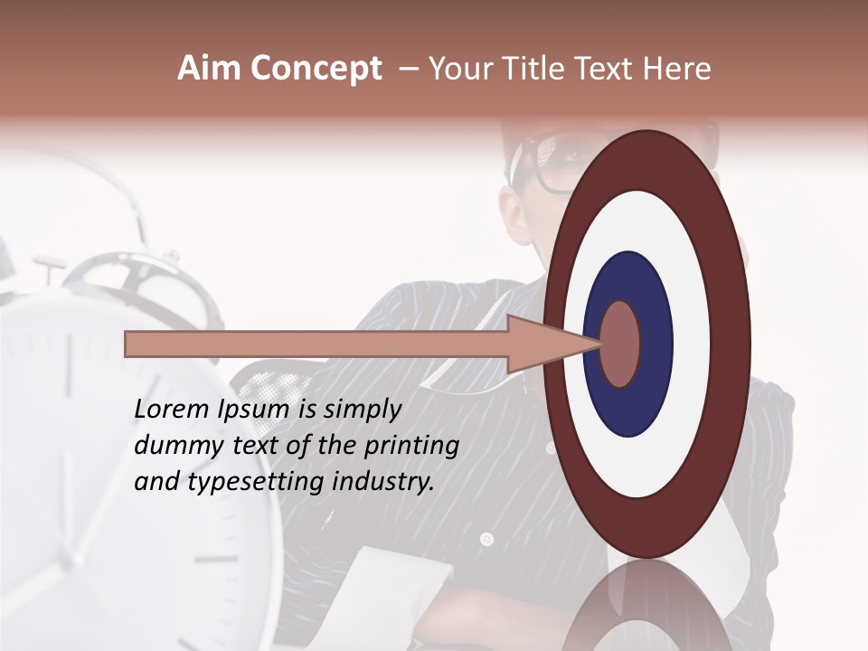 Schedule Professional Person PowerPoint Template