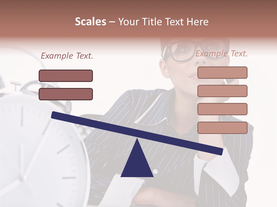 Schedule Professional Person PowerPoint Template