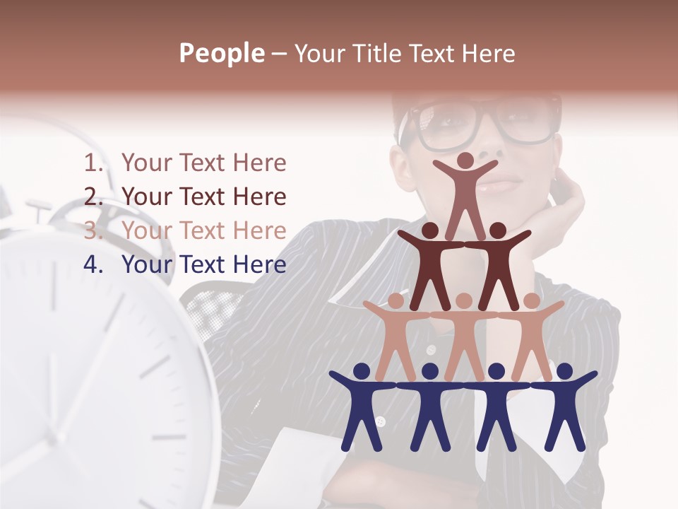 Schedule Professional Person PowerPoint Template