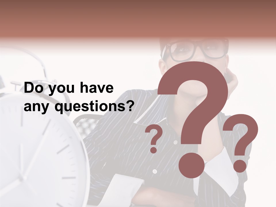 Schedule Professional Person PowerPoint Template