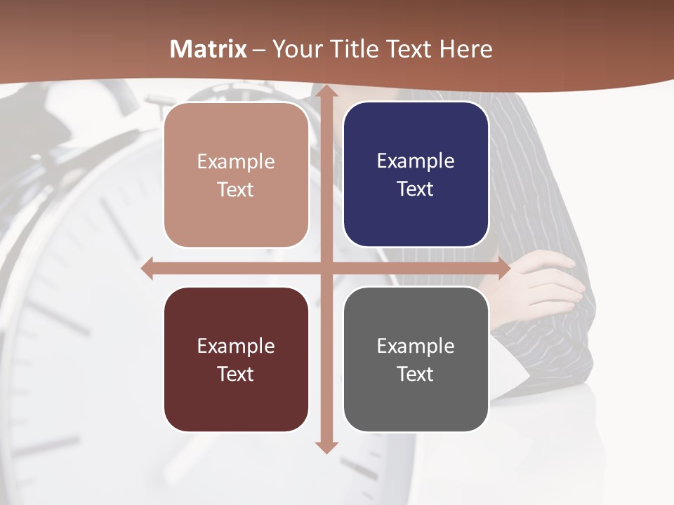 Education Alarm Deadline PowerPoint Template