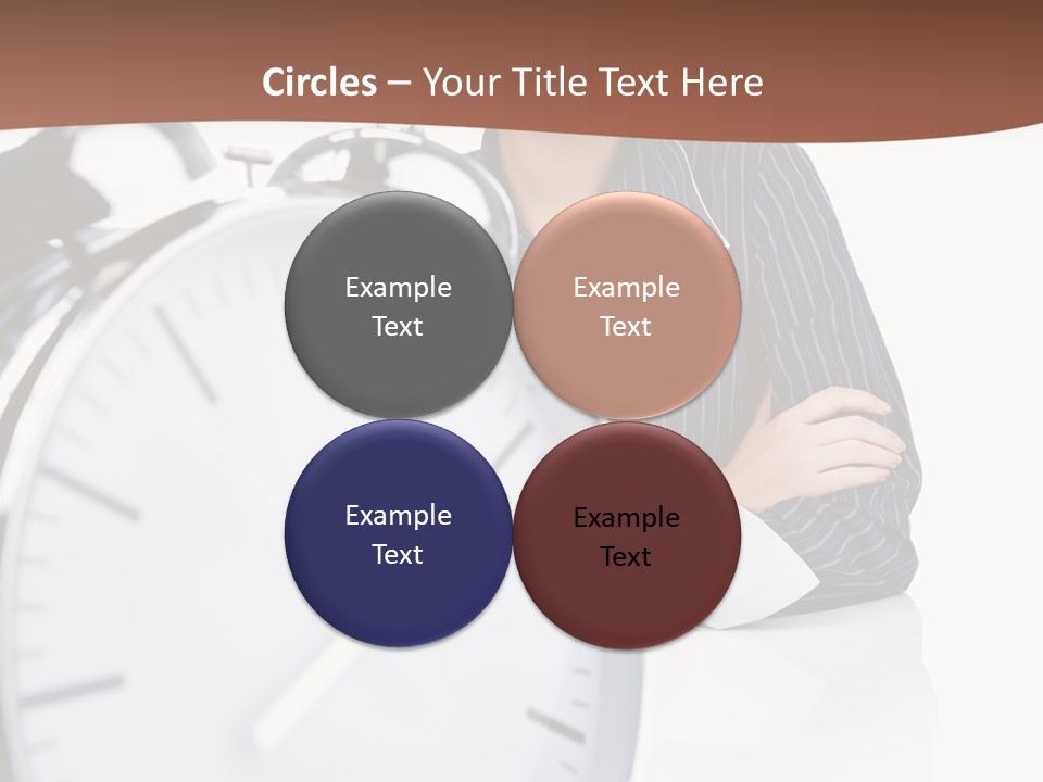 Education Alarm Deadline PowerPoint Template