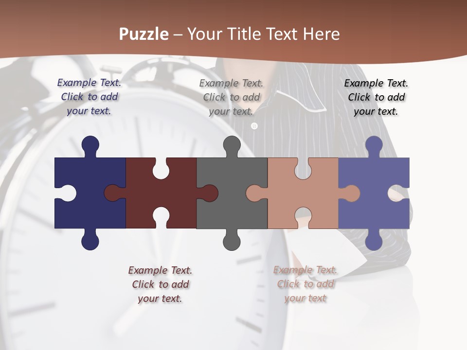 Education Alarm Deadline PowerPoint Template