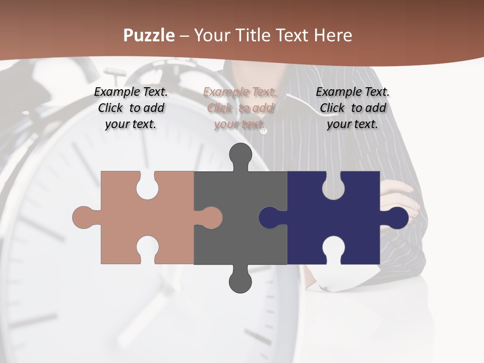 Education Alarm Deadline PowerPoint Template