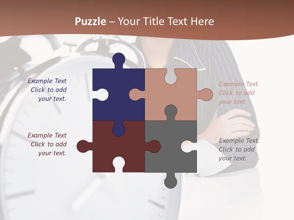 Education Alarm Deadline PowerPoint Template