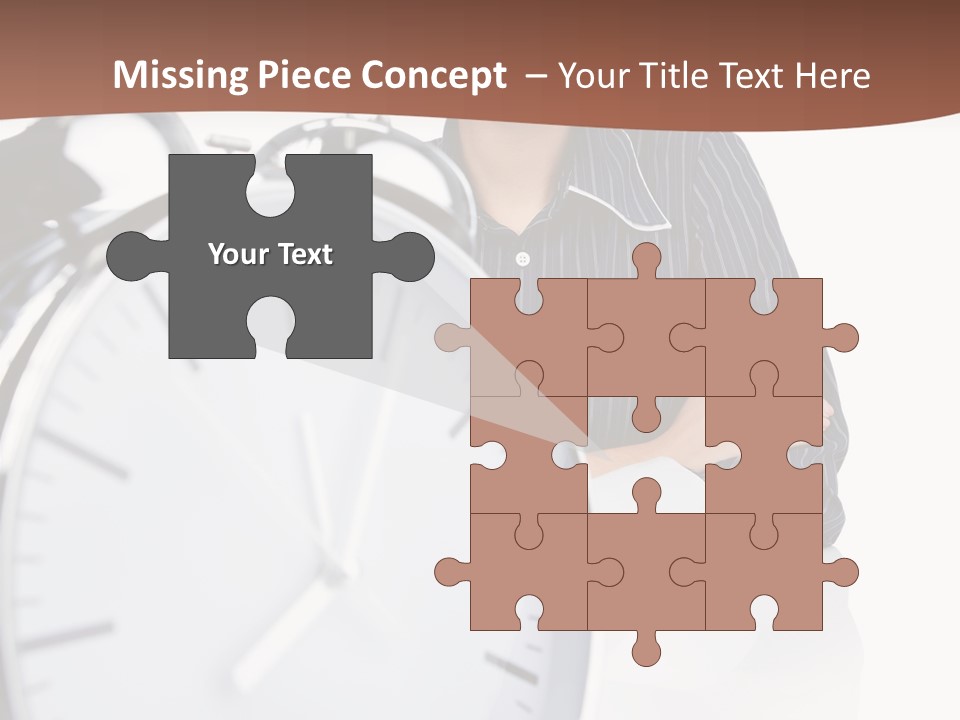 Education Alarm Deadline PowerPoint Template