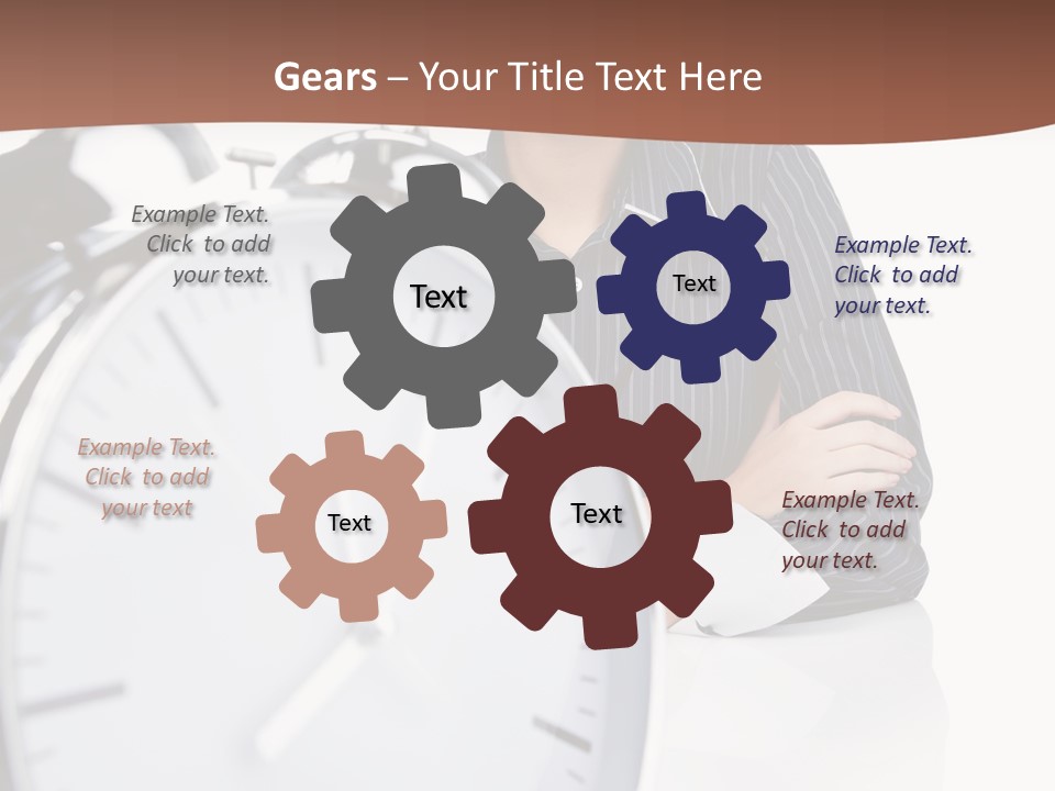 Education Alarm Deadline PowerPoint Template