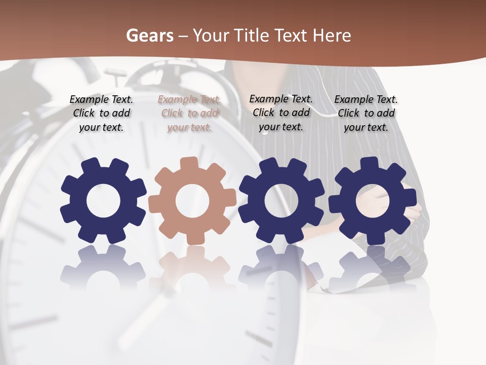 Education Alarm Deadline PowerPoint Template