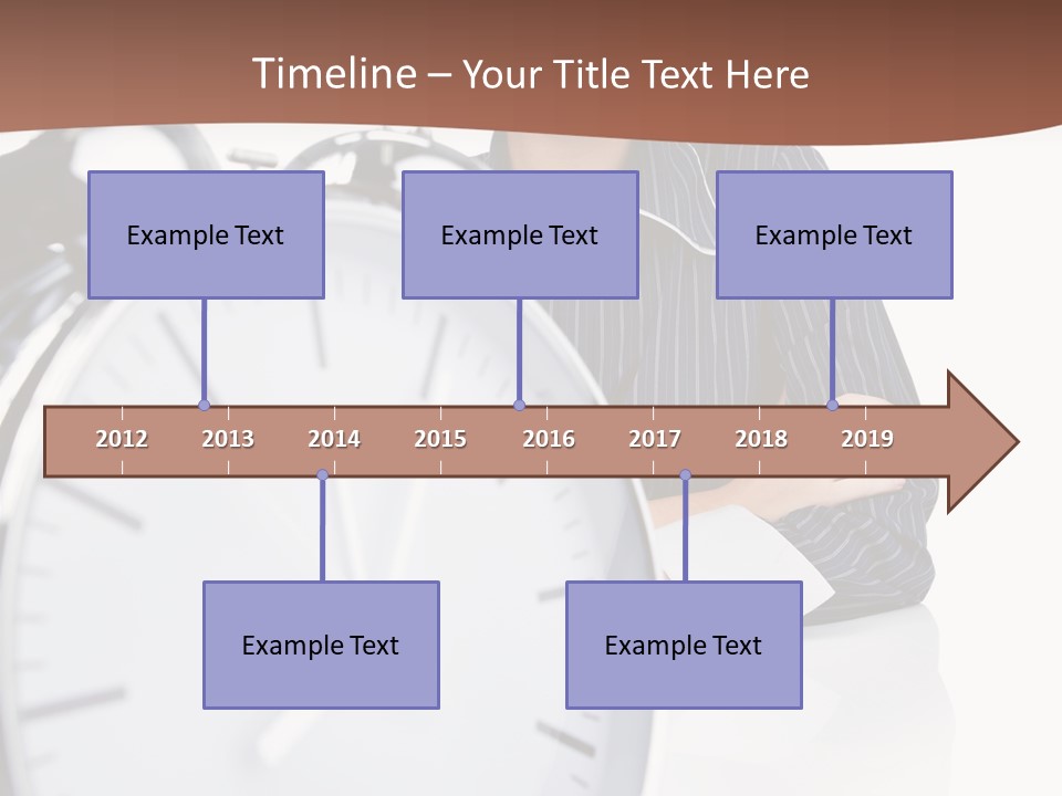 Education Alarm Deadline PowerPoint Template