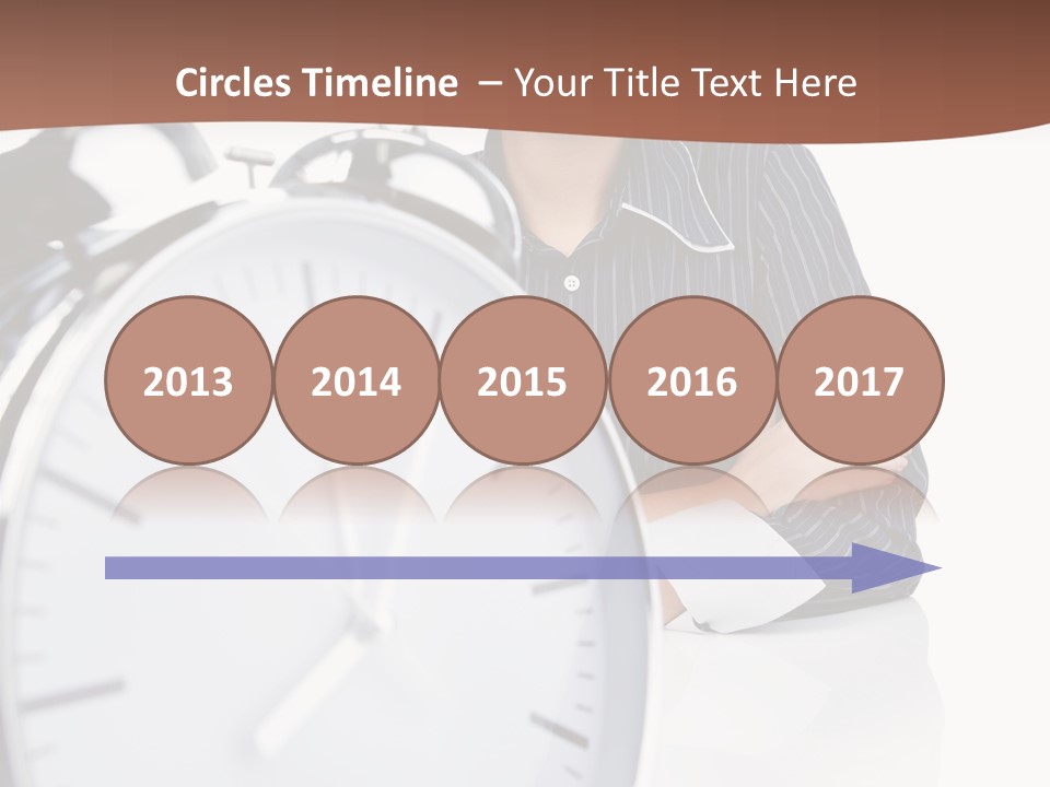 Education Alarm Deadline PowerPoint Template