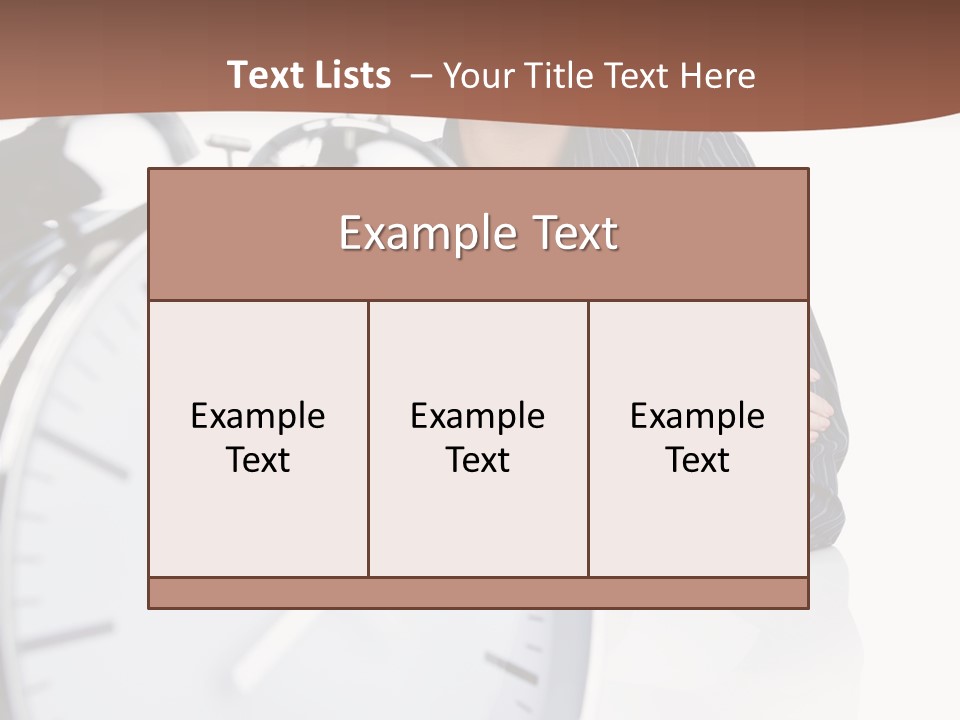 Education Alarm Deadline PowerPoint Template