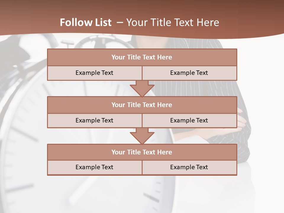 Education Alarm Deadline PowerPoint Template