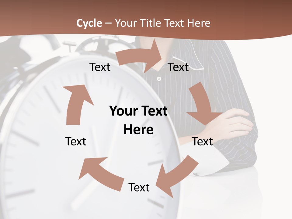 Education Alarm Deadline PowerPoint Template