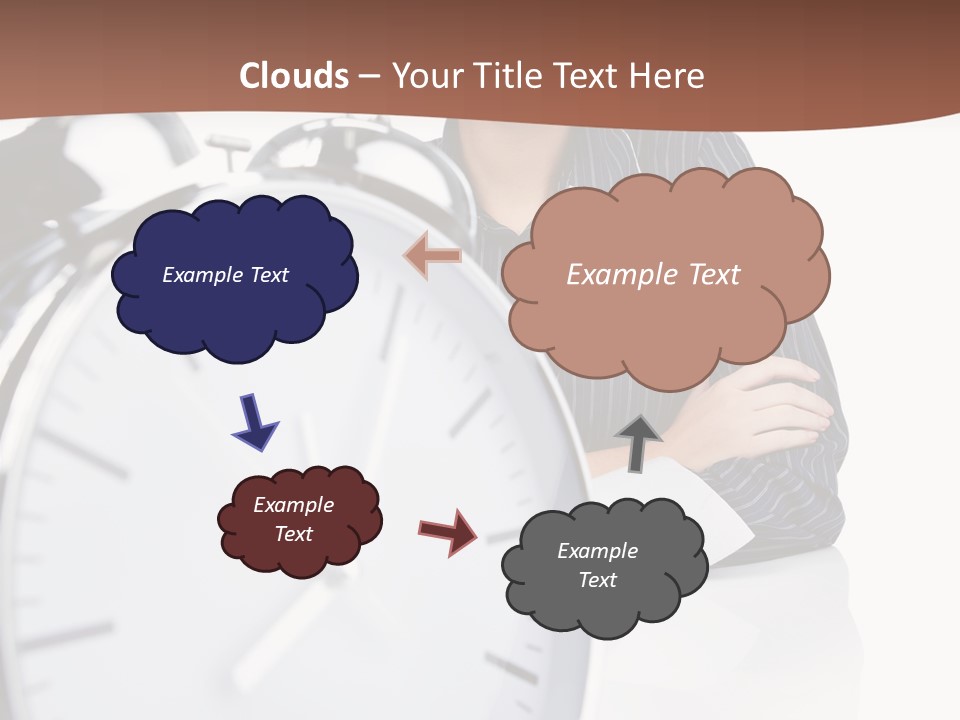 Education Alarm Deadline PowerPoint Template