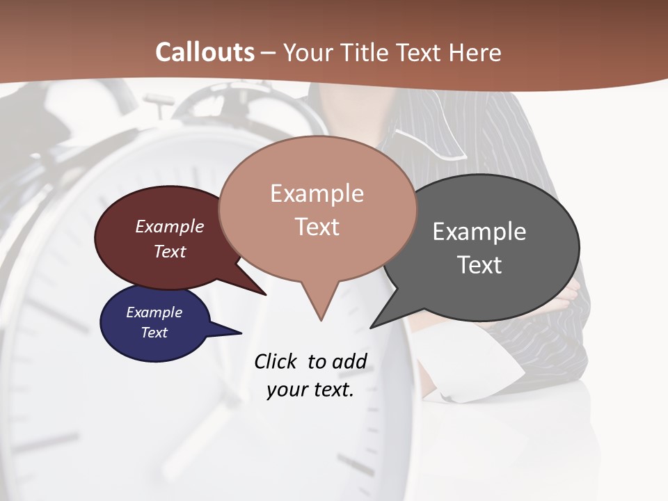 Education Alarm Deadline PowerPoint Template