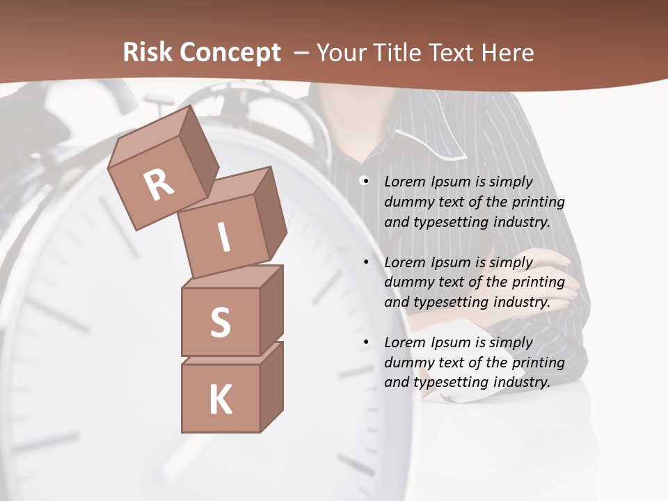 Education Alarm Deadline PowerPoint Template