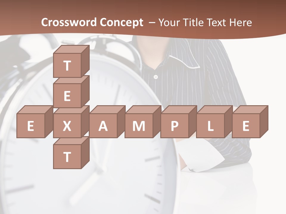 Education Alarm Deadline PowerPoint Template
