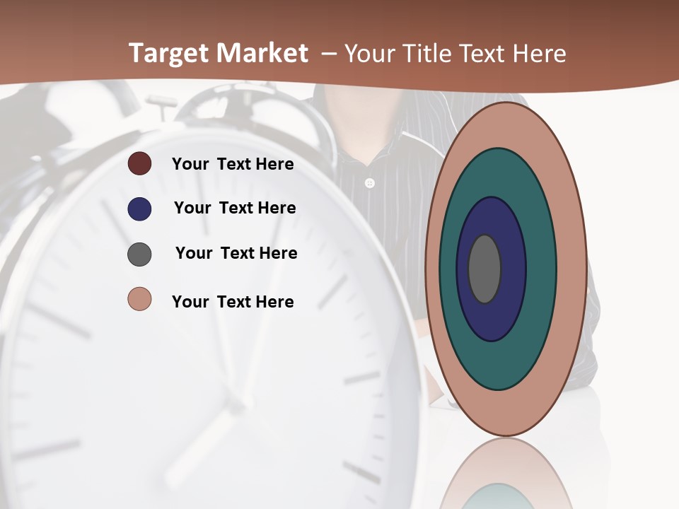 Education Alarm Deadline PowerPoint Template