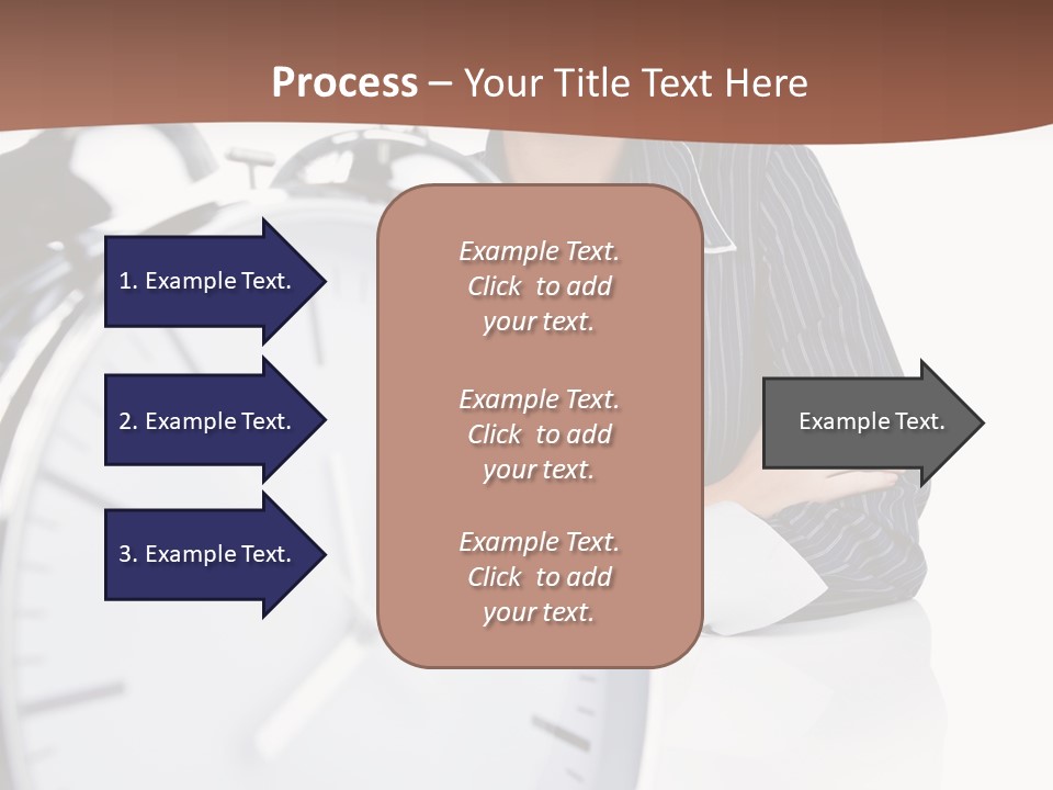 Education Alarm Deadline PowerPoint Template