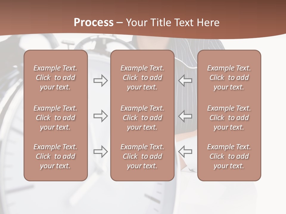 Education Alarm Deadline PowerPoint Template