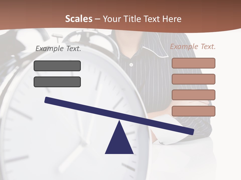 Education Alarm Deadline PowerPoint Template