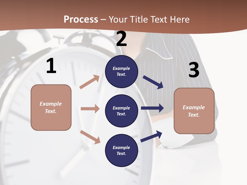 Education Alarm Deadline PowerPoint Template