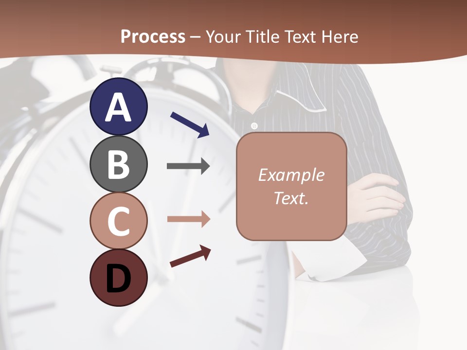 Education Alarm Deadline PowerPoint Template