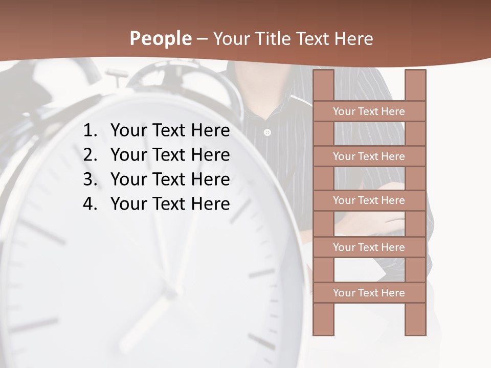 Education Alarm Deadline PowerPoint Template