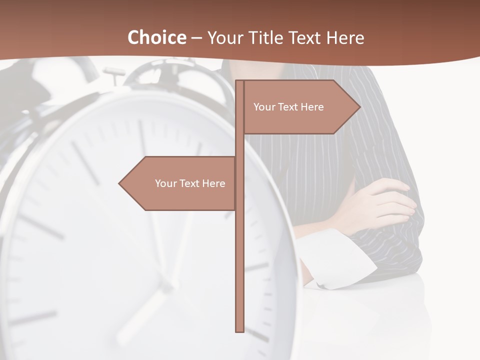 Education Alarm Deadline PowerPoint Template