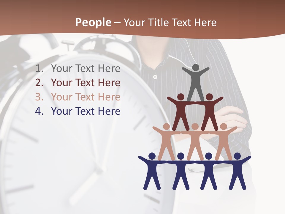 Education Alarm Deadline PowerPoint Template